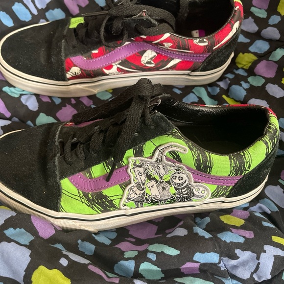 Vans Kids Sneakers Disney Nightmare Before Christmas Men’s 4.5 and Women’s 6 - Picture 4 of 9